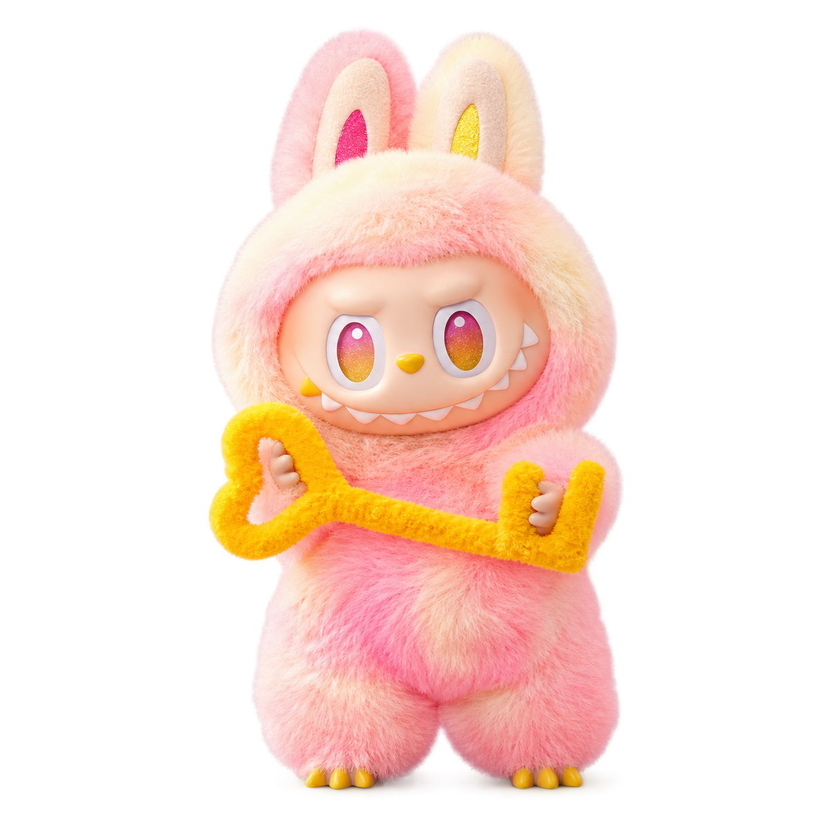 Labubu - Bigmo Energy Plush Toy - transparent background