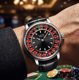 LIGE Roulette Dial Watch - Zambeel