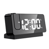 Multi-functional LED Digital Projector Clock - transparent background