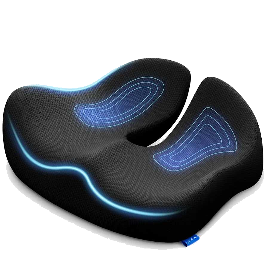 Pioneering Ergonomic Seat Cushions - transparent background