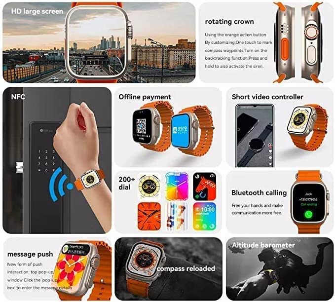 T800 Smartwatch – 1.99-inch Display – image 8