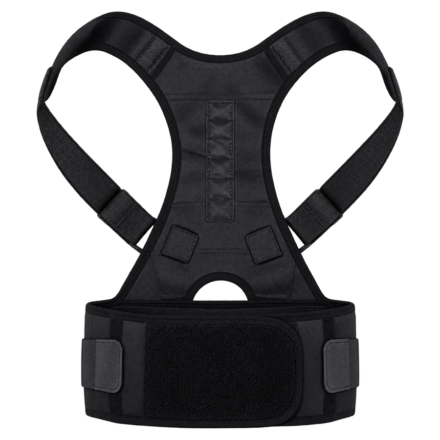 Shoulder Back Support Belt - transparent background