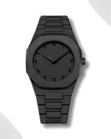 Stainless Steel Arabic Watch - transparent background