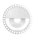 Clip-On Selfie Ring Light – White