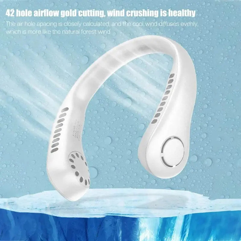 Hands-Free Bladeless Neck Fan – 78 Air Outlets ShifBy