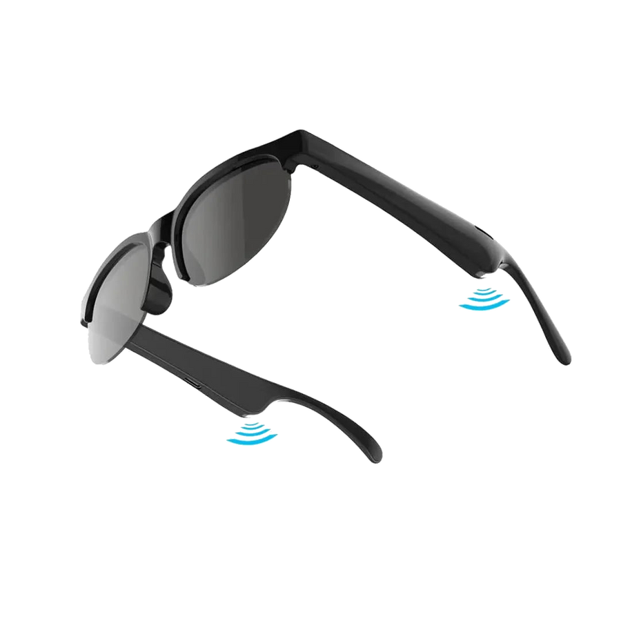 Wireless Headset Glasses - transparent background
